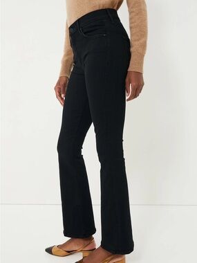 Mother The Weekender Black Flare Not Guilty Denim